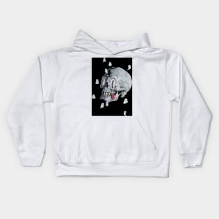 Captain, the Ghosts have Escaped art by Tyler Tilley Kids Hoodie